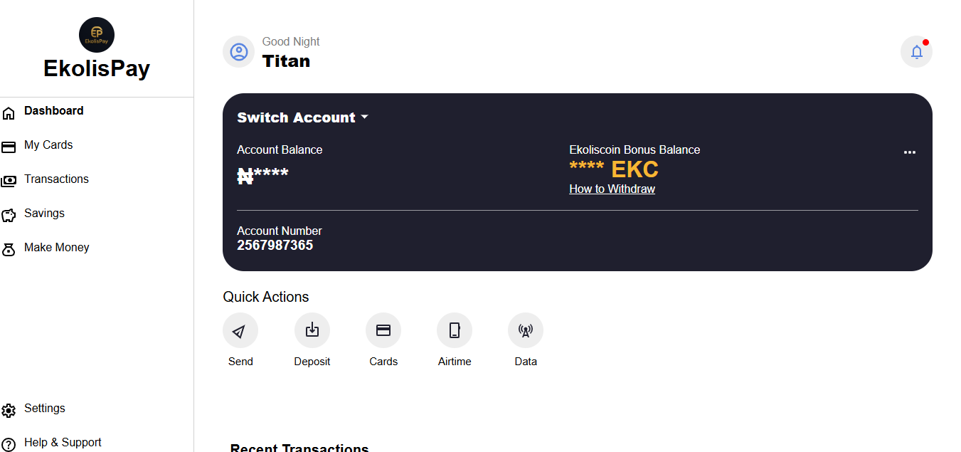 EkolisPay App